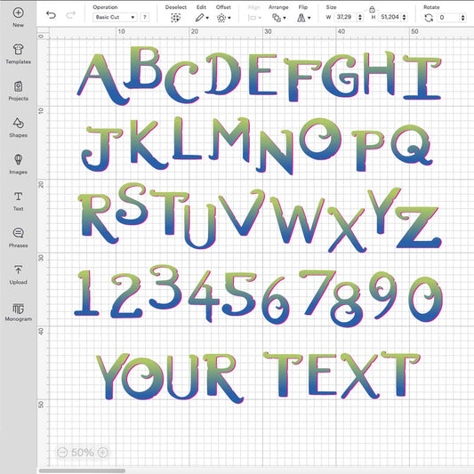 Encanto Alphabet SVG, Encanto Font PNG, Cricut Numbers SVG